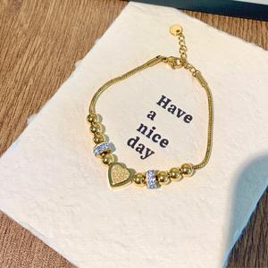 Gelang Tangan, SUNQ, Boleh Laras, Pesona Jantung, Tahan Pudar, Bebas Calar, Tanpa Cacat, Termasuk Kotak Hadiah. women jewelry Rantai Bangles Barang Kemas Bracelets Perak