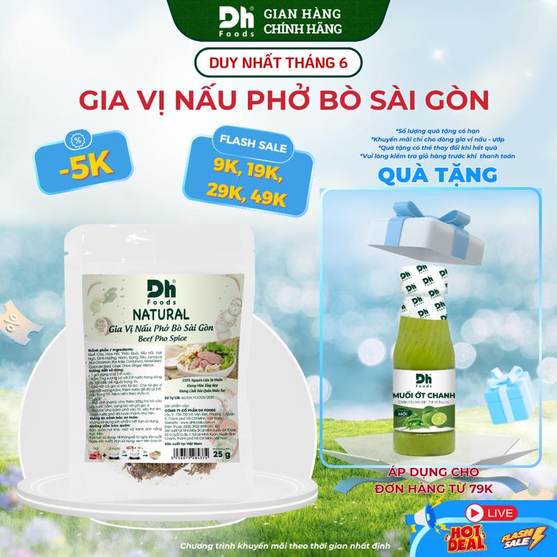 Natural Gia Vị Nấu Phở Bò Hà Nội 24g Dh Foods