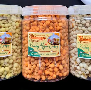 Bunayya Cemilan Kacang Hijau Crispy Stoples 300gr - Snack