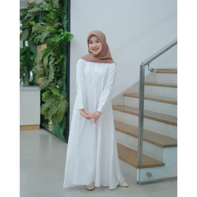 GAMIS ANAK REMAJA PEREMPUAN CRINGKLE USIA 9 -10-12 13-14-15-16 TAHUN ALIKA DRESS GAMIS ANAK TANGGUNG / GAMIS ANAK TERBARU / COD Airflow Baju Crinkle Jilbab Muslim Panjang Syari 2025 6