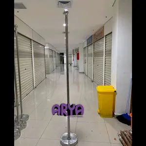 Tiang Pataka Stainless Paten PREMIUM ukuran 2 meter