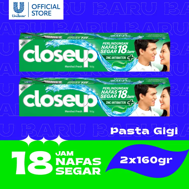 [SALE !] Close Up Pasta Gigi Gel Green Gaga 160G Twin Pack