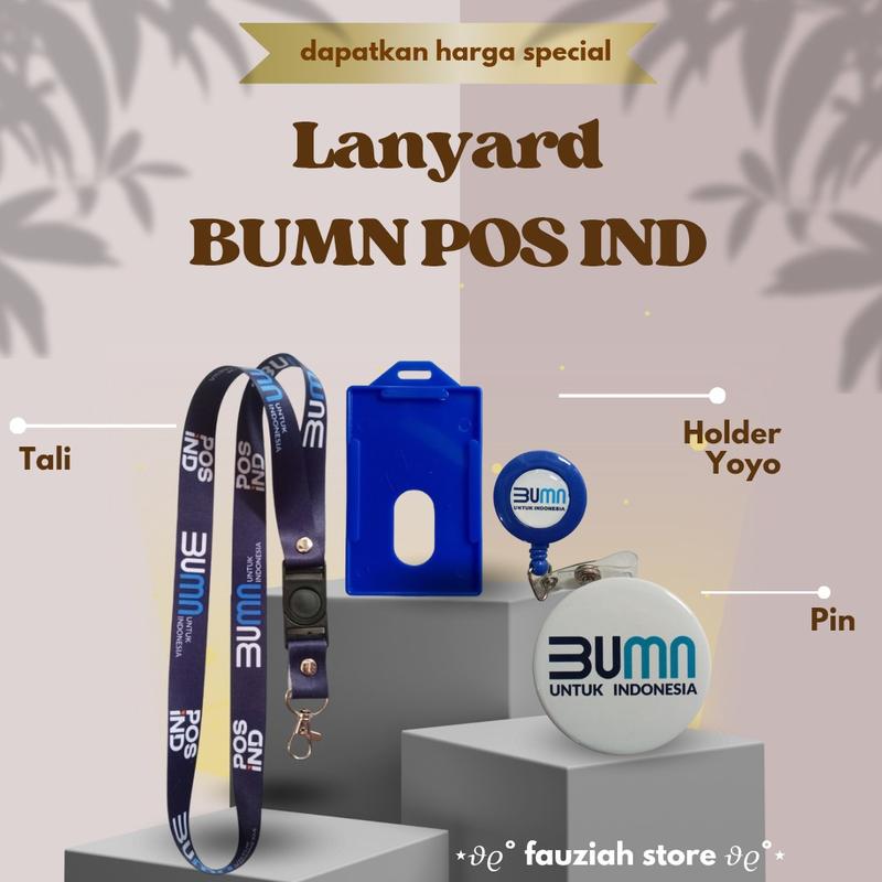 READY! TALI ID CARD / LANYARD BUMN POS IND Termurah!!! 0