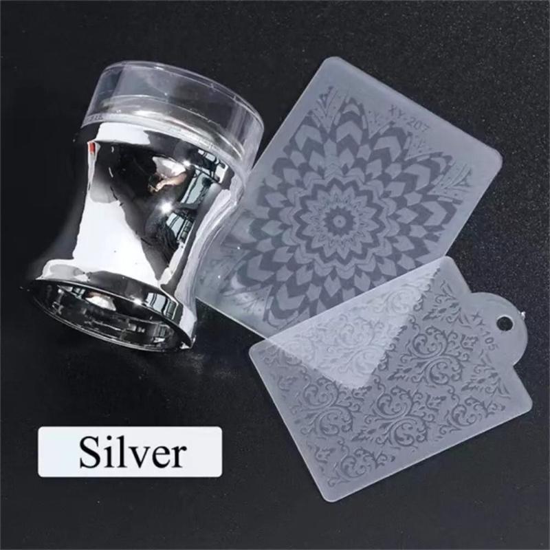 Dụng Cụ In Móng Tay Tự Làm, Mới, Dụng Cụ In Silicon, Con Dấu Silicon Thạch, Thực Dụng, Dành Cho Phụ Nữ, Con Dấu Móng Tay 3