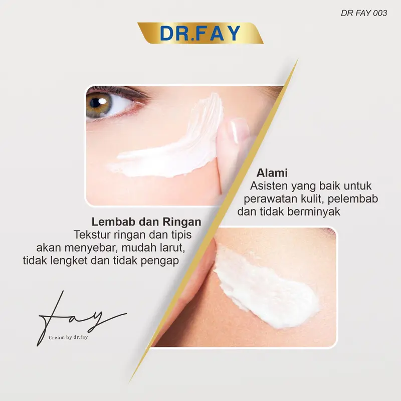 Dr Fay Cream Original - Penghilang Flek Hitam & Bekas Jerawat Perawatan Wajah 4
