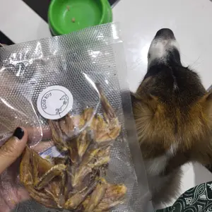 Good Boy Dehydrated Quail Bird Jerky Burung Puyuh Cemilan Anjing Natural Organic