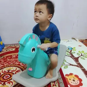 Mainan Kuda-Kudaan Jungkat Jungkit Anak – Playground Motif Kuda Panda HDPE | TOYSBAR M1001