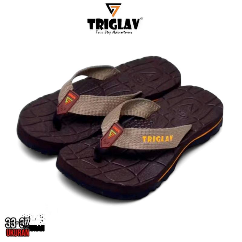 Sandal Jepit Anak Triglav Fashion Casual Pro Size 33-37 biru navy Sendal Karet 4