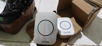 Product Review of Avvic x CACAZI Wireless DoorBell Waterproof 1 Receiver 2 Transmitter Baterai Bel Black Pintu White Kotak from ** ** ** ** 0