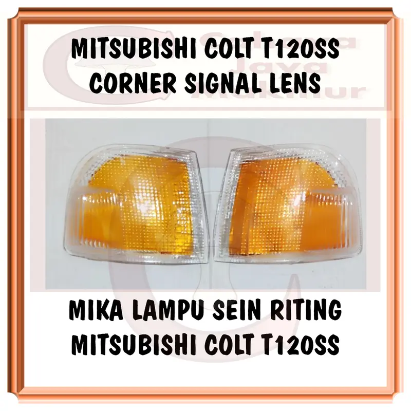 PCS Mika Kaca Lampu Sein Sen Corner Signal Riting Reting Mitsubishi Colt T120 SS T120ss 1