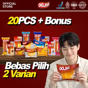 Oojhi Roti Semua Varian (Mix) Paket Hemat 20 pcs Cemilan Bersertifikat BPOM & Halal Rasa Lezat Tekstur Lembut