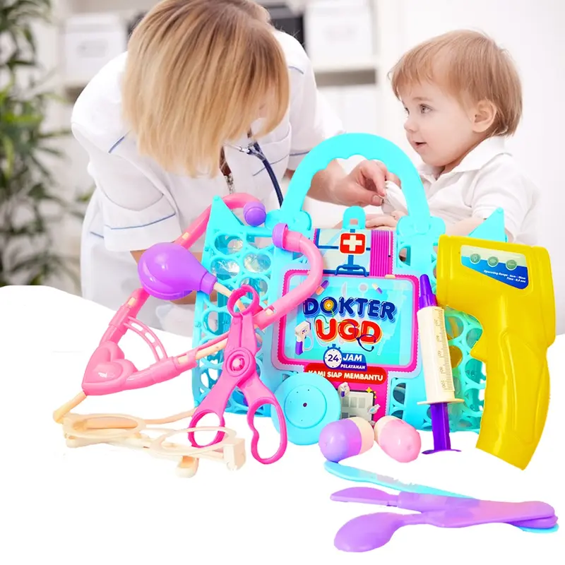Mainan Set Tas Dokter / Mainan Edukasi Anak Dokter Set Tas / Mainan Set Alat Perlengkapan Dokter 2917 ( MP BOS ) 1