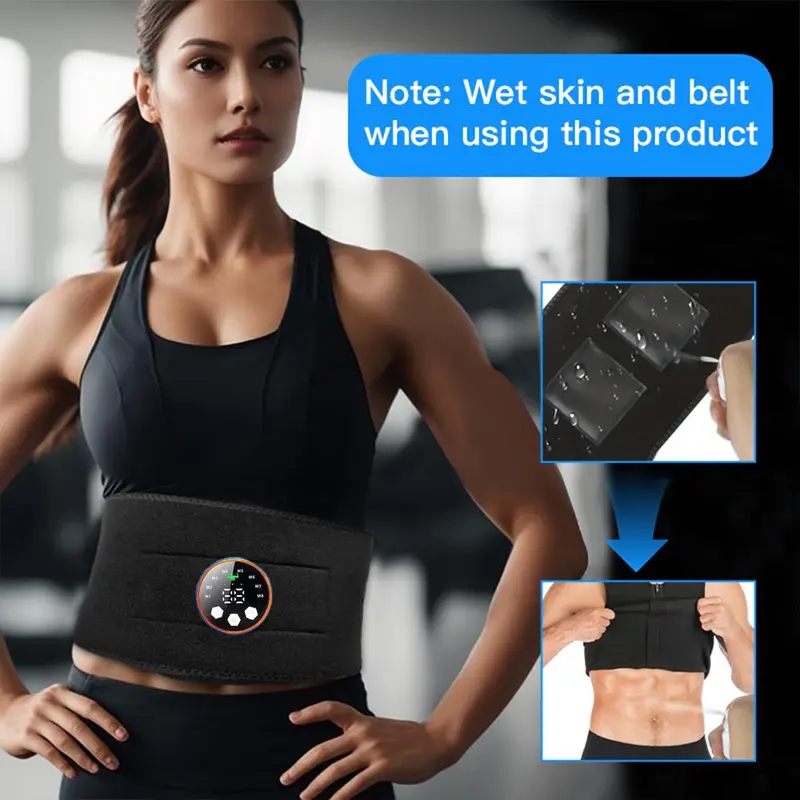 Smart Abdominal Muscle Trainer, Portable Abdominal Muscle Stimulator, Abdominal Training Equipment for Home Office Fitness Workout 3