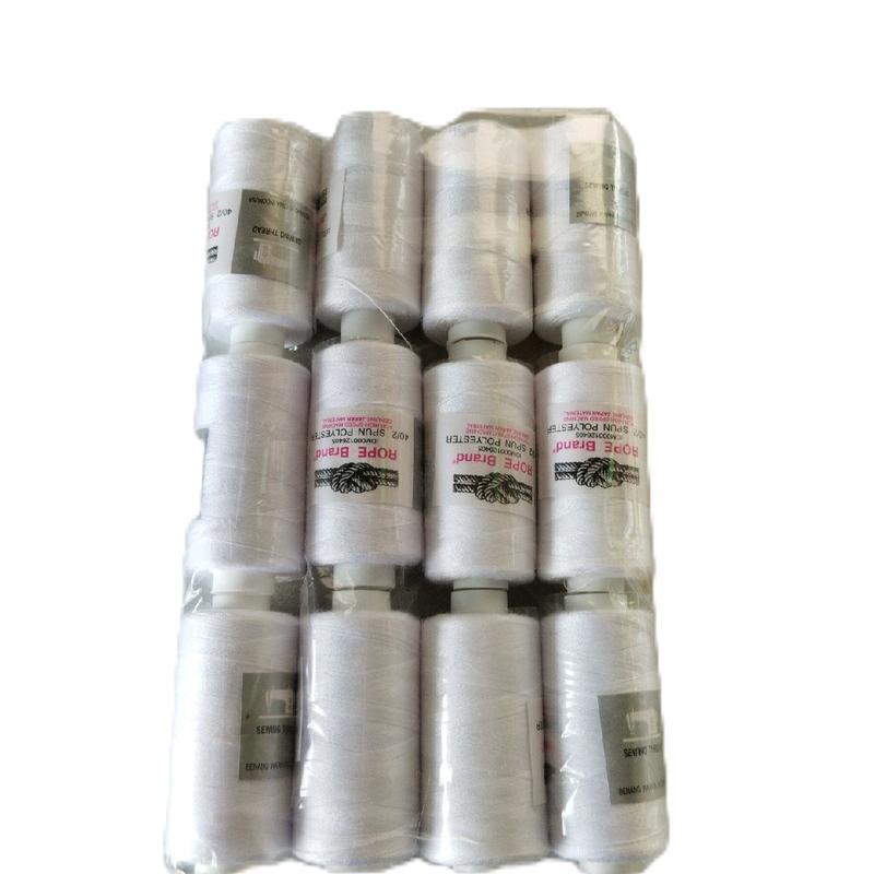 1 Lusin (12 pcs) Benang Jahit cap tambang rope brand 500 yard 1