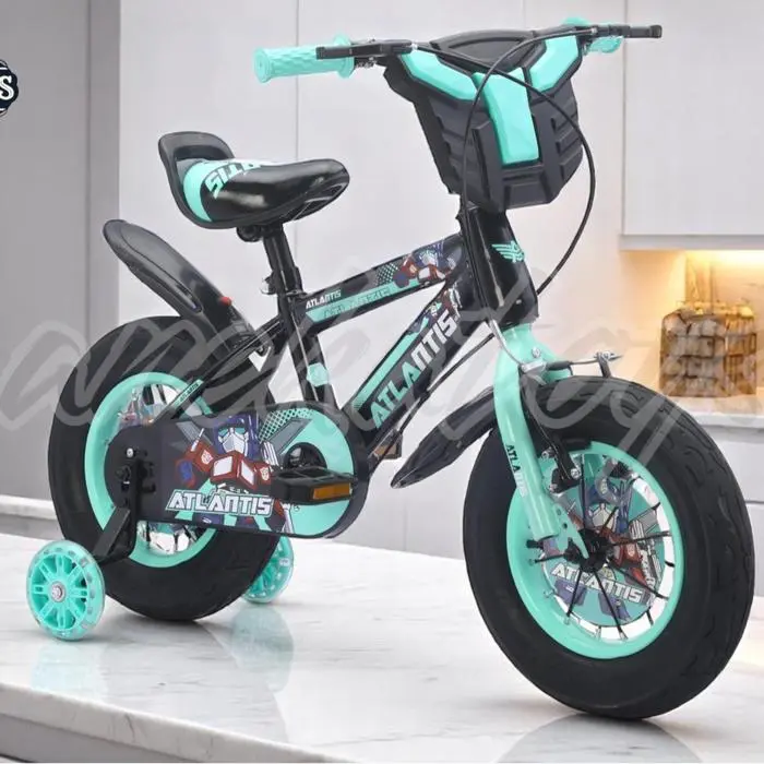 Sepeda BMX Anak Laki Atlantis 10WT Ban Jumbo 12/16/18x3.0 Inch 2-8 Tahun - 18 Inch