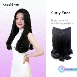 Curly Ends Hair Clip 50cm / 60cm (20 / 24 Inch) – Rambut Palsu Wanita Sambungan Original | Hairclip Natural