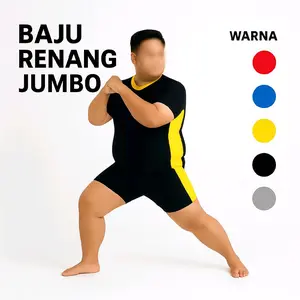Baju Renang Jumbo Model Diving Bahan Polyester Melar Halus Nyaman Harga Murah Sport Cocok Untuk Aktivitas Renang