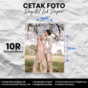 Foto 10R (Kualitas Digital Lab Japan Tahan Air Tidak Luntur / Pudar)