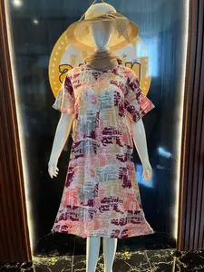 AL SIZE LD 125 PB 110 Daster Jumbo Lengan Pendek Bahan Rayon Desain Khusus Model Unik untuk Aktivitas Sehari-hari