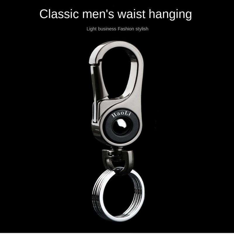 Móc khóa Carabiner, hợp kim titan và kẽm, phong cách doanh nhân, được đánh bóng, thích hợp cho chìa khóa ô tô, phong cách doanh nhânDây Chuyền Chìa Khóa Titan, Chống Vân Tay, Chống Gỉ, Thích Hợp Làm Mặt Dây Chuyền Chìa Khóa 3