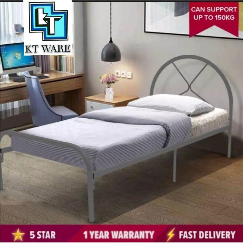 KT WARE 3v powder coated metal bed single katil single KATI - TikTok ...