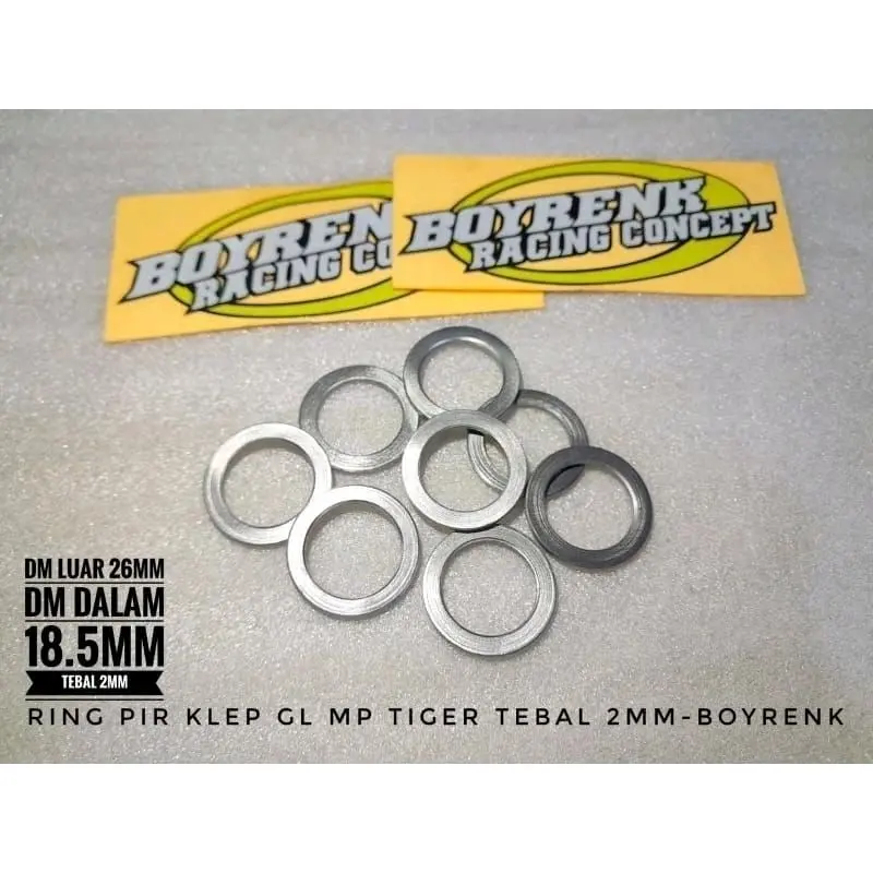 [1BIJI] DUDUKAN PIR KLEP SEAT VALVE TATAKAN PER KLEP GANJELAN PER KLEP RING PIR KLEP GL MP TIGER - BOYRENK RACING CONCEPT