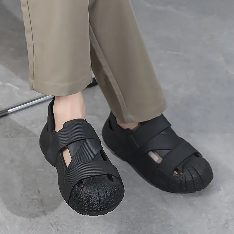 Sandal Pria & Wanita Premium  Model Baim/Clog Terbaru 2024 | Sol 4cm Super Empuk  + Anti Licin  Waterproof & Mudah Dicuci!" Karet Sendal Shoes 5