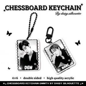 CHESSBOARD KEYCHAIN || BISA CUSTOM THAI ACTOR ACRYLIC KEYCHAIN || GMMTV KEYCHAIN || GANTUNG KUNCI AKRILIK || BOYS LOVE SERIES || BRIGHTWIN OFFGUN NETJAMES TAYNEW JOONGDUNK PONDPHUWIN OHMNANON GEMINIFOURTH FORCEBOOK PERTHCHIMON DEWNANI BIBLEBUILD MILEAPO