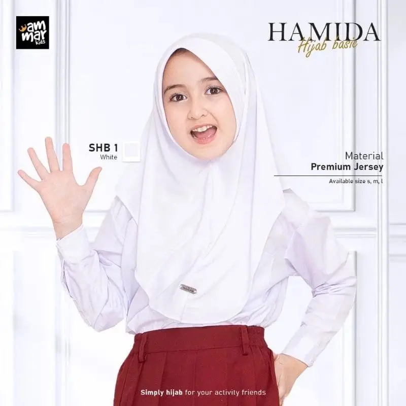 PAKET USAHA 100RB ISI 11 PCS BERGO HAMIDAH ANAK SEKOLAH dicuci dengan tangan saja white size:m.buat 7-11thn 5-6 tahun 3