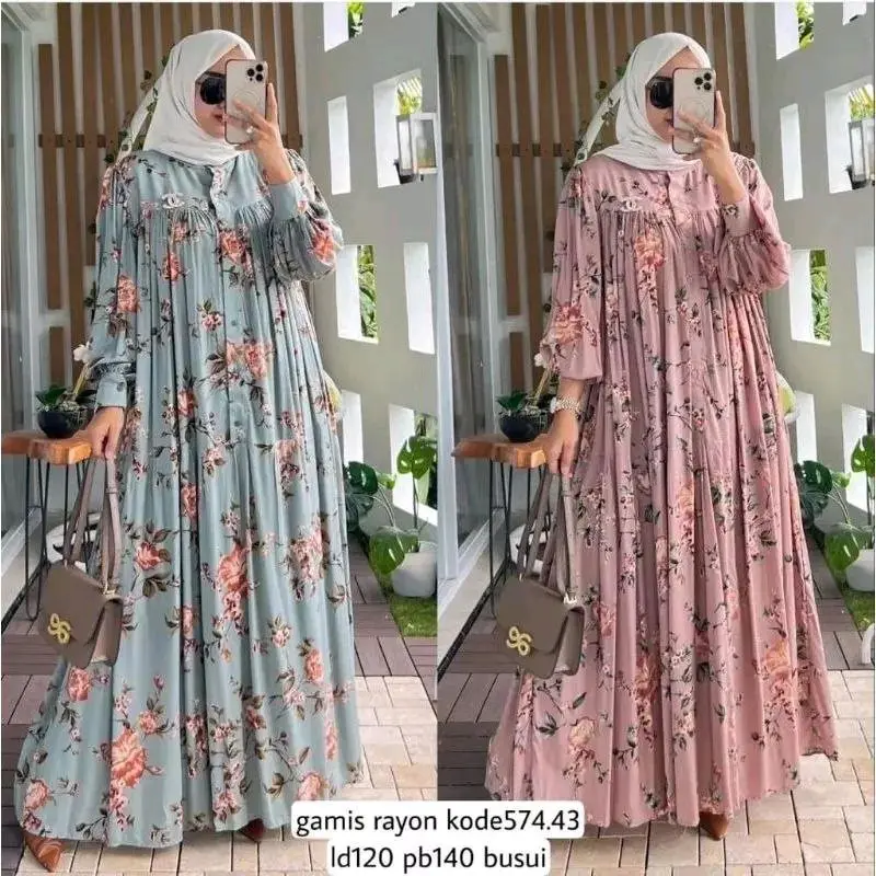 DRESS DELIA NEW VIRAL DRESS JUMBO DRESS BUNGA TERLARIS DRESS RAYON BUSUI DRESS KEKINIAN