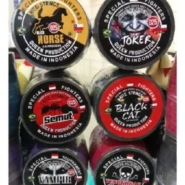 gelasan 025/1200yard joker/semut/tengkorak/black horse/black cat/vampir super 0