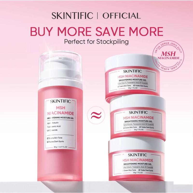 Product Introduction of SKINTIFIC MSH Niacinamide whitening Gel moisturiser Glowing Moisturizer Fades Dark Spot Cream 5