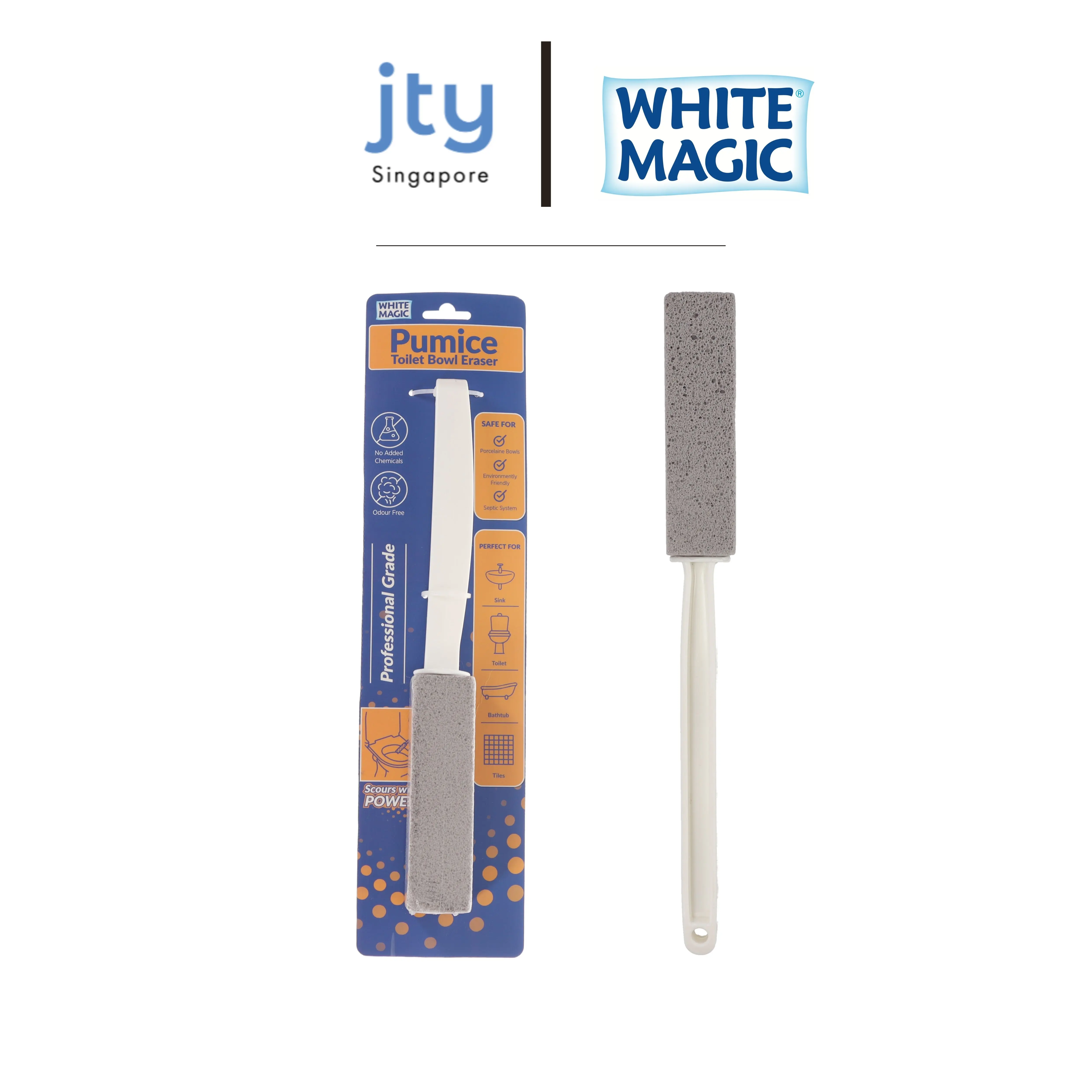 White Magic Pumice Toilet Bowl Eraser Household
