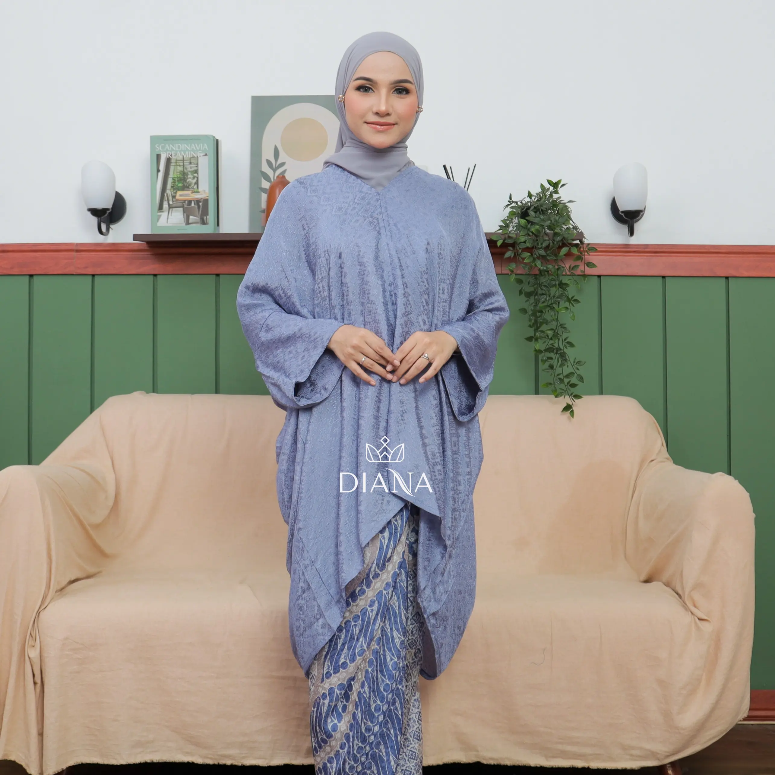 BLOUSE KAFTAN TUNIK ARUNA VISCOSE by Diana Batik