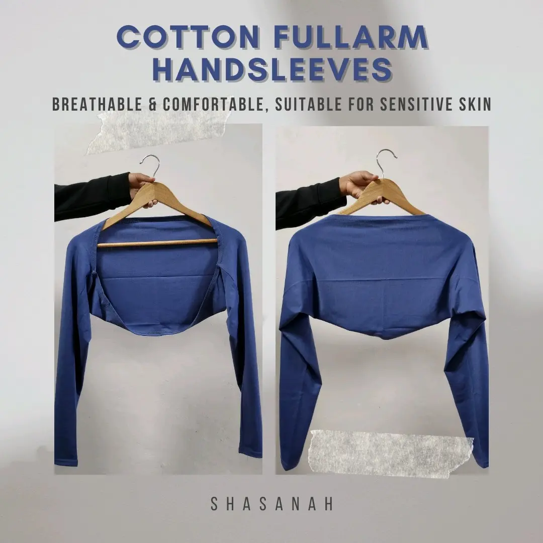 OVER THE SHOUDLER FULLARM HANDSOCKS COTTON COMFY COOLING