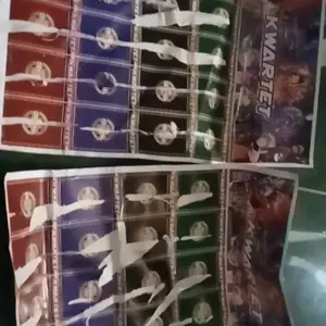 Mainan anak kartu kwartet lembaran isi 20 pak gambar super hero termurah