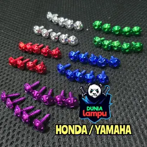 Baut Body Motor UNIVERSAL IMPORT THAILAND THAILOOK HENG VARIO MIO BEAT NMAX XMAX LEXI AEROX ADV SUPRA KHARISMA REVO BLADE JUPITER FINO SCOOPY