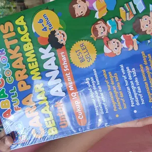 BUKU Anak ABACAGA Full Colour BESAR 4- 6 Th ORIGINAL