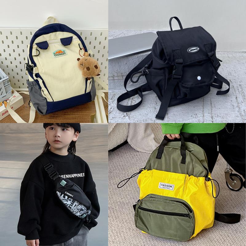 (FORM NHỎ) BALO THỜI TRANG CHẤT VẢI DÙ DÀY DẶN CHỈ ĐỰNG 1 BỘ QUẦN ÁO MỎNG PHONG CÁCH CHO BÉ TRAI VÀ BÉ GÁI