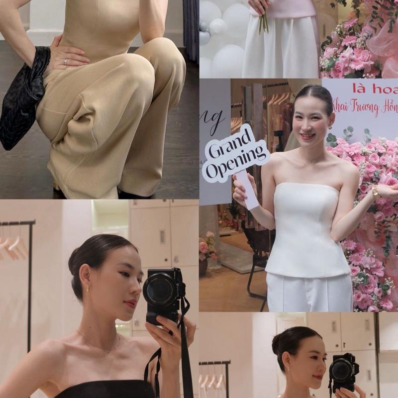 là hoa - Áo quây trơn đủ màu cho nữ vàng, hồng tím, nâu be, đen, trắng - LH050 Nữ Women Cup Top