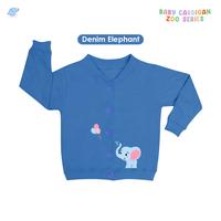 Gambar Elephas Baby Cardigan Zoo Series - Jaket Cardigan Anak  Premium Bahan Baby Terry Lembut Tidak Panas Ada Ukuran Anak Unisex 1-6thn - Brown Cat, S dari elephas.id Kab. Bandung 5 Tokopedia