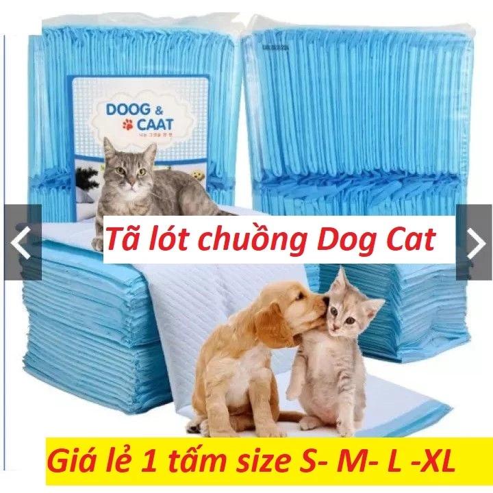 Tã lót cho chó mèo đi vệ sinh vào khay, chuồng bằng giấy siêu thấm hút 50, 100…