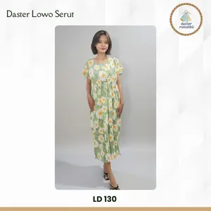 Daster Lowo Serut Jumbo LD 130 | Daster Wanita Big Size | Adem & Nyaman Dipakai Harian