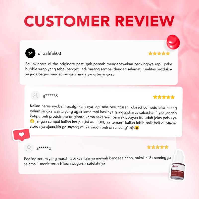 [Special Promo] The Originote B5 Peeling Solution - Facial Serum Exfoliating Perawatan Eksfoliasi Wajah Meratakan Mencerahkan Pencerah Muka dan Memperbaiki Tekstur Wajah Mengurangi bekas jerawat dengan AHA BHA PHA Glycolic Acid
