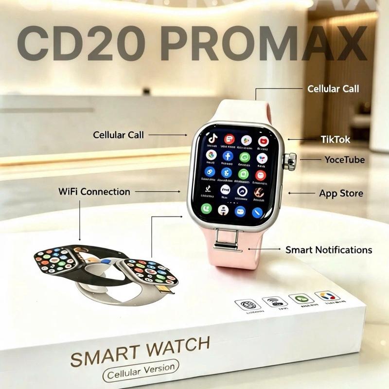 CD20MAX SR11 Đồng Hồ Thông Minh Lắp SIM Size 44/45 Android 10.0 Màn Hình AMOLED…