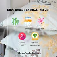 Gambar King Rabbit Bamboo Velvet Bed Cover (Only) Uk. Single 160x230 cm - Balletaria Pink, Single dari King Rabbit Sprei & Bed Cover Kota Administrasi Jakarta Utara 2 Tokopedia