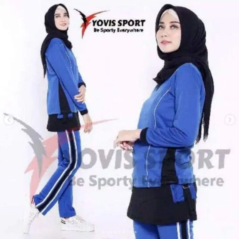 [ JUMBO ] Setelan Senam Celana Rok Yovis Sport Original 2