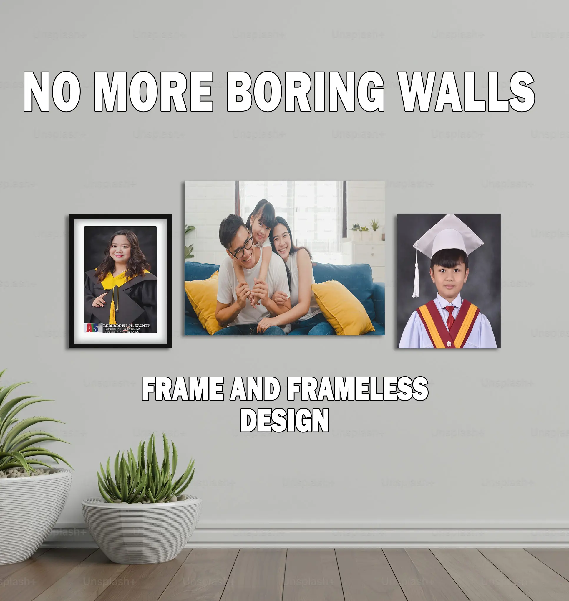 A3 Customized Photo Sintra Board (Frame and Frameless Design) A3 SIZE