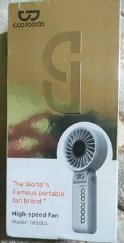 Product Review of GOOJODOQ GFS003 Folding Mini Fan 4000 MAH With Smart LED Screen Display 100 Level Speed - Kipas Mini from K** T** 0