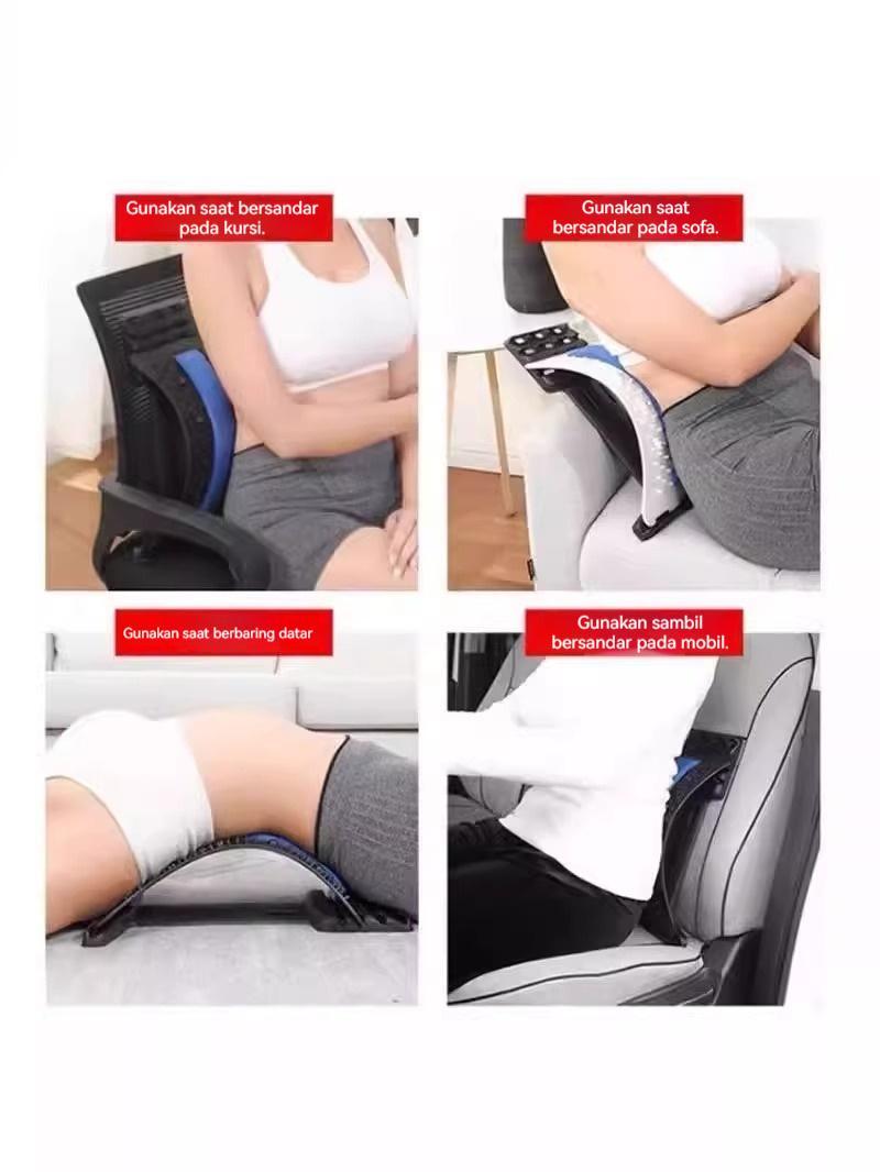 【Bantuan Olahraga】Papan Lumbar, Alat Regangan Lumbar Versi Upgrade | Alat Bantuan Postur Olahraga